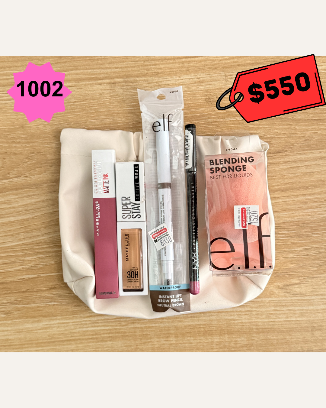 Kit + cosmetiquera