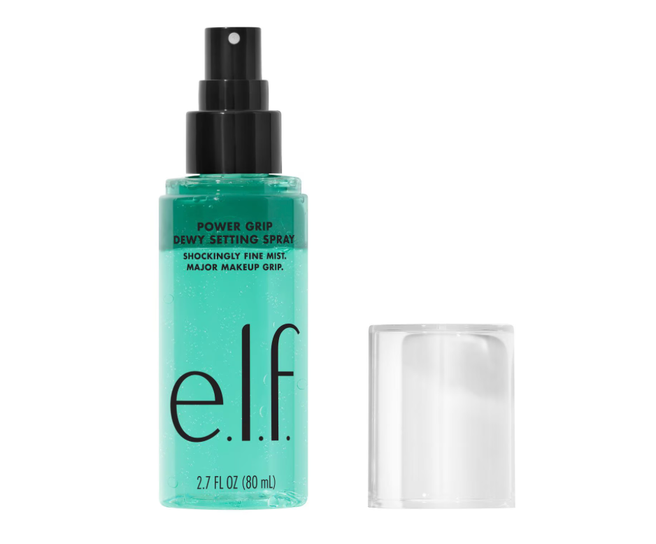 E.l.f. Power Grip Dewy Setting Spray (Bifásico Húmedo Spray Fijador De Maquillaje)