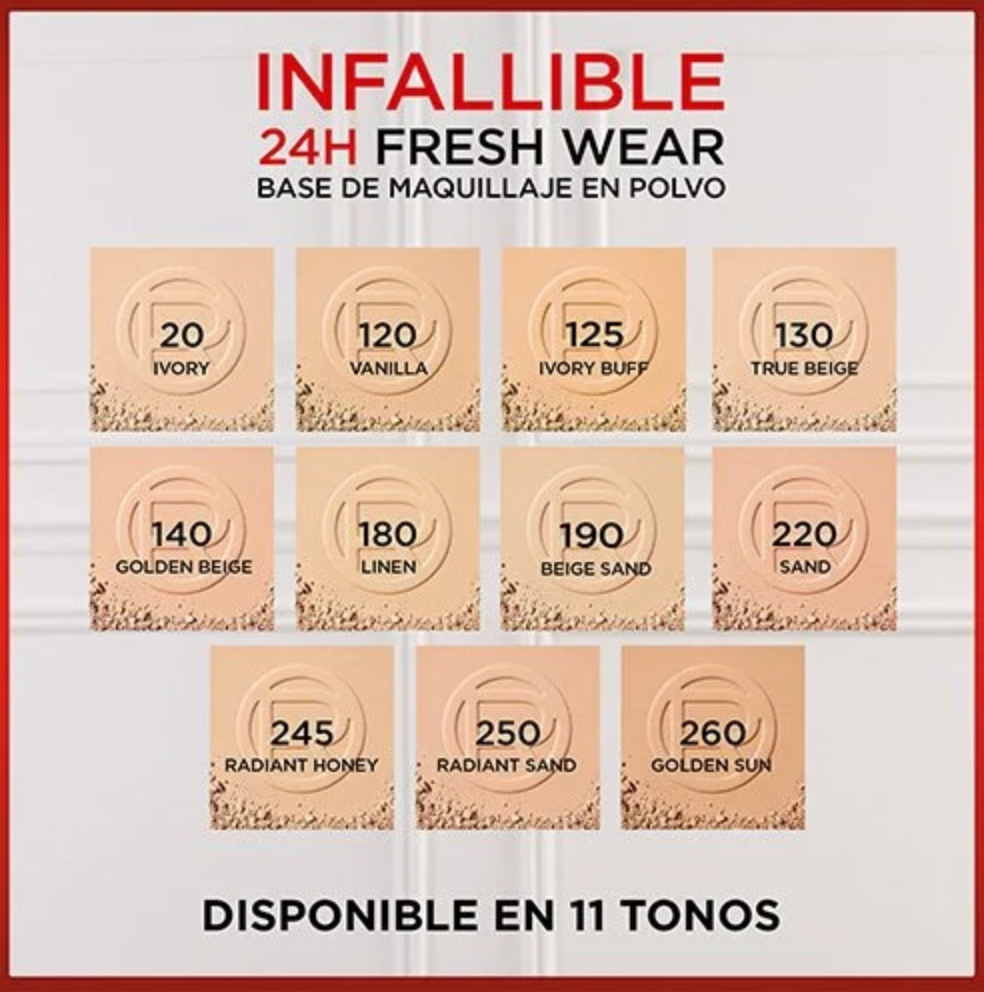 Infallible Polvo de L'Oréal Paris